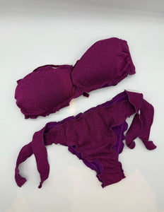 BIKINI FASCIA LUREX VIOLA 4GIVENESS