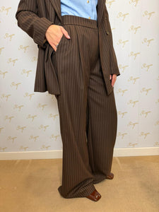 PANTALONE GESSATO MORO MARYLEY