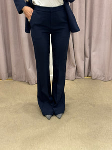 PANTALONE BLU NOTTE A ZAMPA MARYLEY
