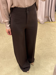 PANTALONE AMPIO MARRONE MARYLEY