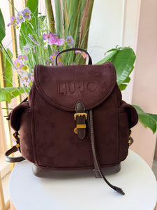 ZAINO IN SUEDE DEEP BROWN LIUJO