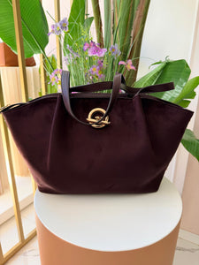 BORSA TOTE SUEDE RED LIUJO