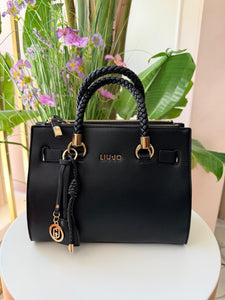 BORSA SATCHEL NERA PICCOLA LIUJO