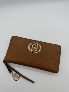 PORTAFOGLIO GRANDE SUEDE CON ZIP LIUJO