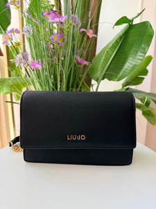 BORSA TRACOLLA NERA LIUJO