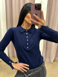 MAGLIA POLO BLU AFTER