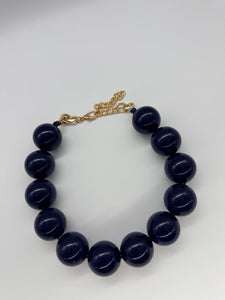 COLLANA BALL BLU NOTTE