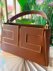 BORSA A MANO SIGARO CON LOGO ELISABETTA FRANCHI