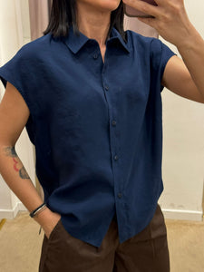 CAMICIA BLU PLEASE