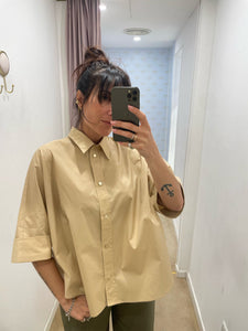 CAMICIA BOXY BEIGE LIUJO
