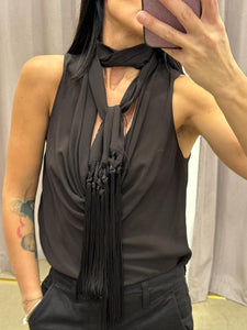 TOP MOKA CON SCIARPA LIUJO