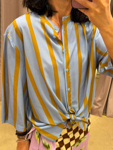 CAMICIA RIGATA CELESTE DIXIE