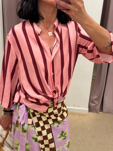 CAMICIA RIGATA ROSA DIXIE