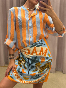 CAMICIA RIGA LARGA CELESTE HAVEONE