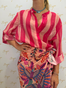 CAMICIA RIGA LARGA FUXIA HAVEONE