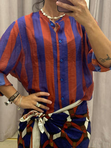 CAMICIA RIGA LARGA BLU/INDIA HAVEONE