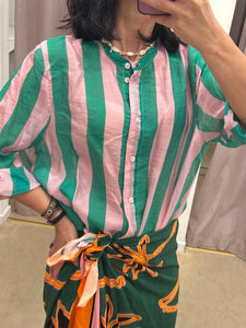 CAMICIA RIGA LARGA VERDE HAVEONE