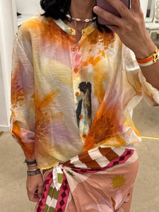 CAMICIA FANTASIA ARANCIO HAVEONE