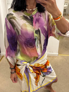 CAMICIA FANTASIA VIOLA HAVEONE