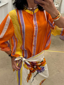 CAMICIA FANTASIA ARANCIO HAVEONE