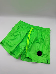 SHORTS BAMBINO VERDE FLUO F**K