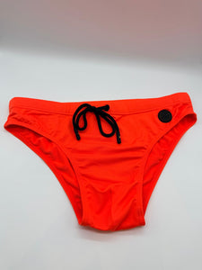 SLIP UOMO ARANCIO FLUO F**K
