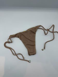 SLIP BIKINI LUREX PERIZOMA GOLD F**K