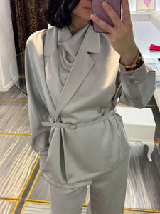 BLAZER PERLA EFFETTO SATIN IMPERIAL