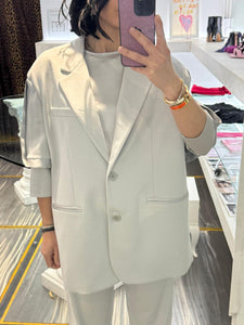 BLAZER PERLA A MANICHE CORTE IMPERIAL