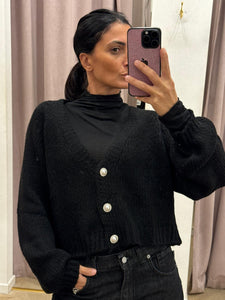 MAGLIA APERTA NERA HAVEONE