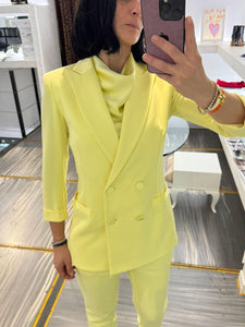 BLAZER CANARINO CON MANICHE A 3/4 IMPERIAL