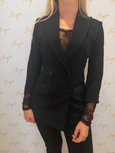 BLAZER DOPPIOPETTO NERO IMPERIAL