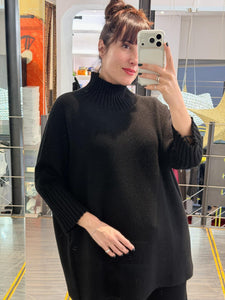 MAGLIA LUNGA NERA IMPERIAL