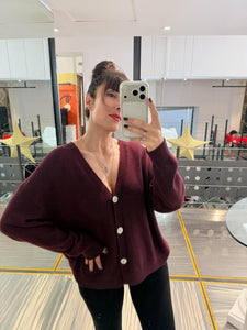 CARDIGAN PRUGNA IMPERIAL