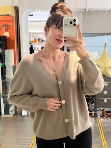 CARDIGAN TAUPE IMPERIAL