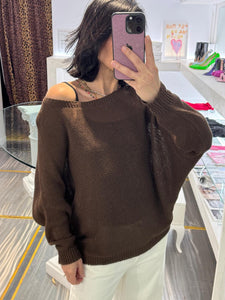 MAGLIA CAFFE' TRAFORATA PLEASE