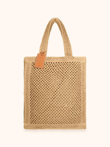 BORSA LIGHT BROWN UN RAFIA MEFUI