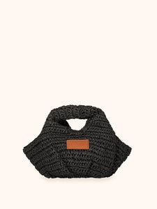BORSA IN RAFIA BLACK MEFUI