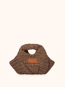 BORSA IN RAFIA BROWN MEFUI