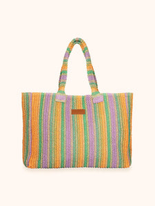 BORSA IN RAFIA ARANCIO MEFUI