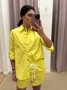 COMPLETO CAMICIA E SHORTS GIALLO IMPERIAL