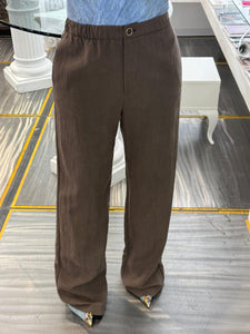 PANTALONE MOKA A VITA ALTA IMPERIAL