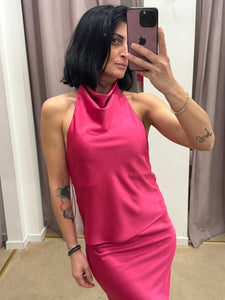 TOP HALTER FUXIA SENZA MANICHE IMPERIAL