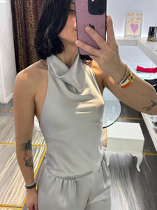 TOP HALTER PERLA SENZA MANICHE IMPERIAL