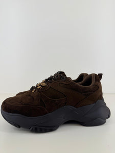 SNEAKERS RUNNER BROWN KURT GEIGER