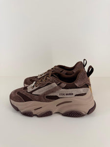 SNEAKERS POSSESSION COFFEE SUEDE STEVE MADDEN