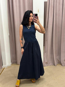 ABITO MIDI BLU VICOLO
