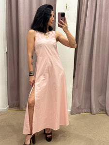 ABITO ROSA CON SPACCO VICOLO