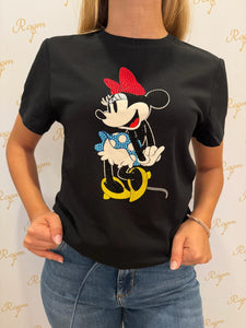 T-SHIRT NERA MINNIE LIUJO